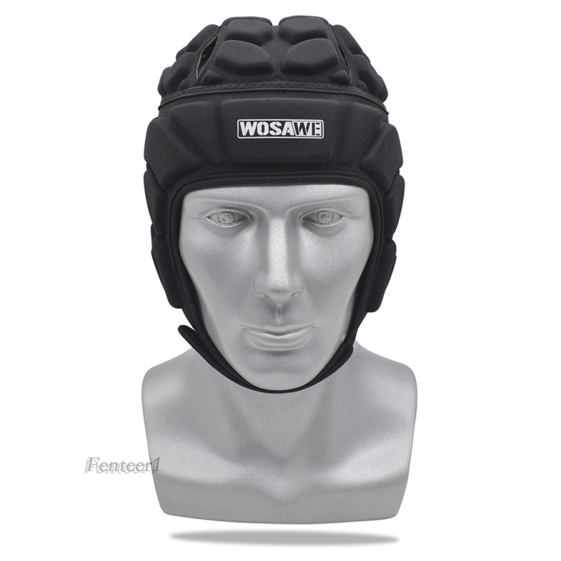 [Fenteer1] Mũ Bảo Hiểm EVA Chống Sốc Phong Cách Thể Thao Bóng Bầu Dục Bóng Bầu Dục M Màu Đen