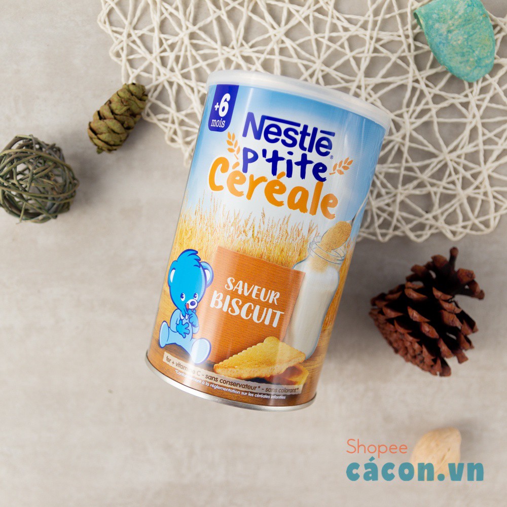 Bột lắc sữa Nestle Pháp cho bé lon 400gr