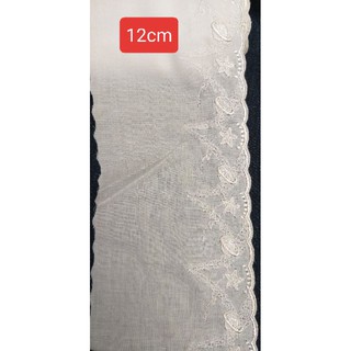 Ren thô boi trang trí , màu trắng kem ,size 12cm