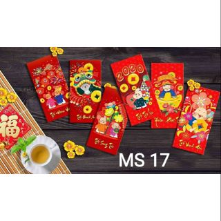 Combo 100 bao lì xì mẫu số 17 (MS 17) TẾT 2020 - TẶNG túi nilon