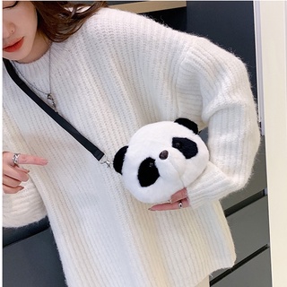 Túi đeo chéo mini cho bé gái pop it 1 - 10 tuổi, túi hình thú hoạt hình xinh xắn dễ thương hình gấu trúc