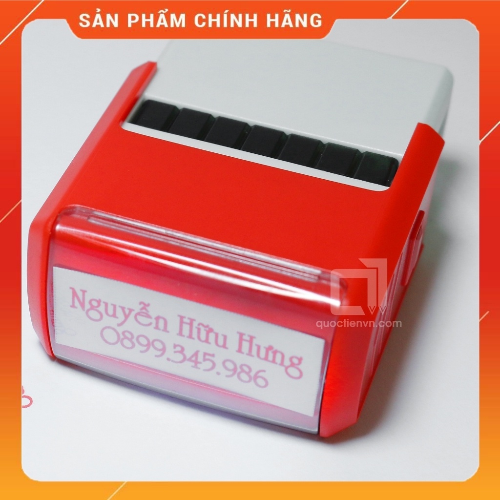 Con dấu tên chức danh làm theo yêu cầu 2 dòng chữ 14x38mm