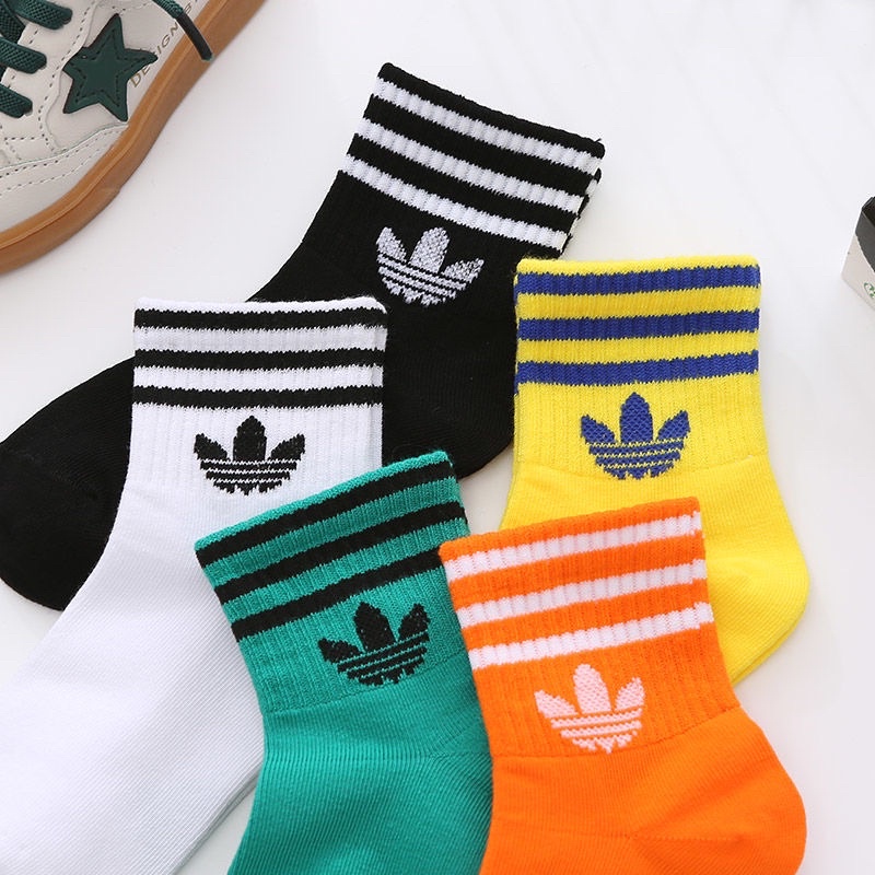 Set 5 đôi tất, vớ trẻ em chất cotton, tất cao cổ das cho bé