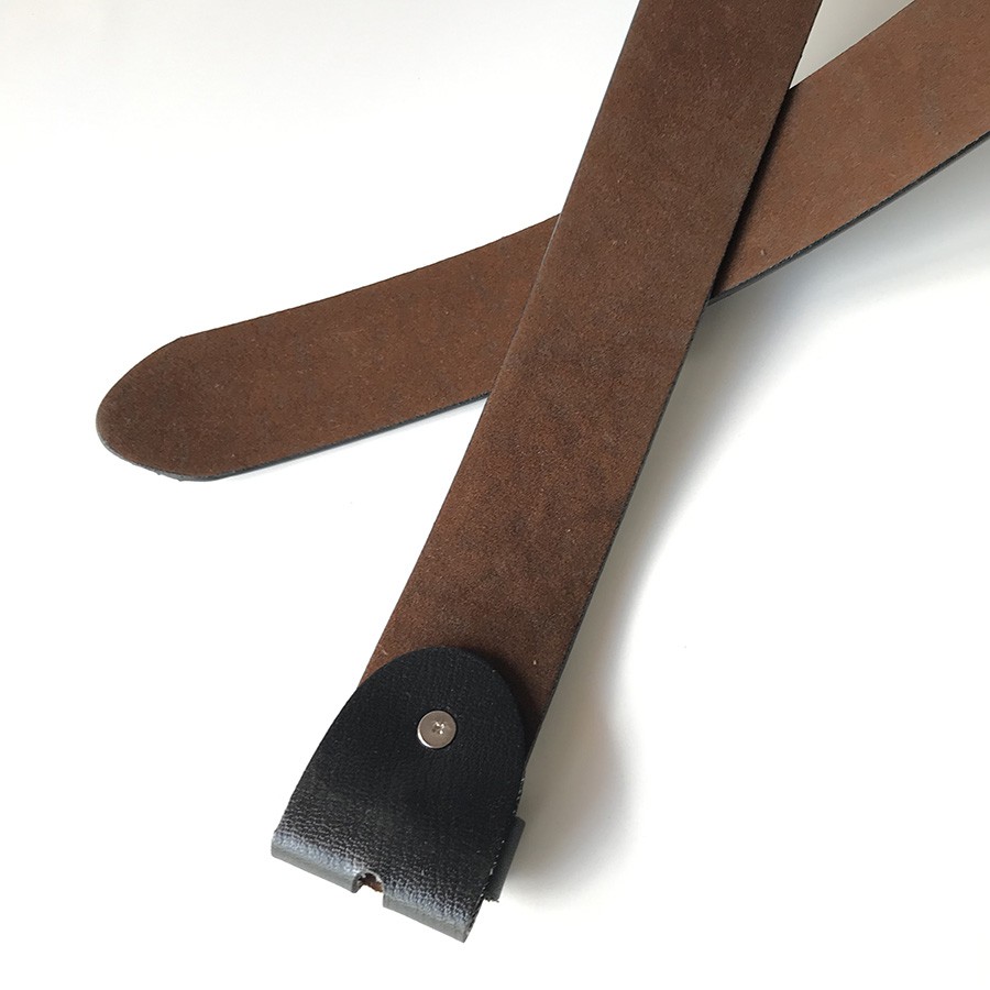 Thắt lưng nam không đầu khóa kim da pu cao cấp - Loại dây cho khóa kim xỏ lổ 4cm - giá rẽ nhất