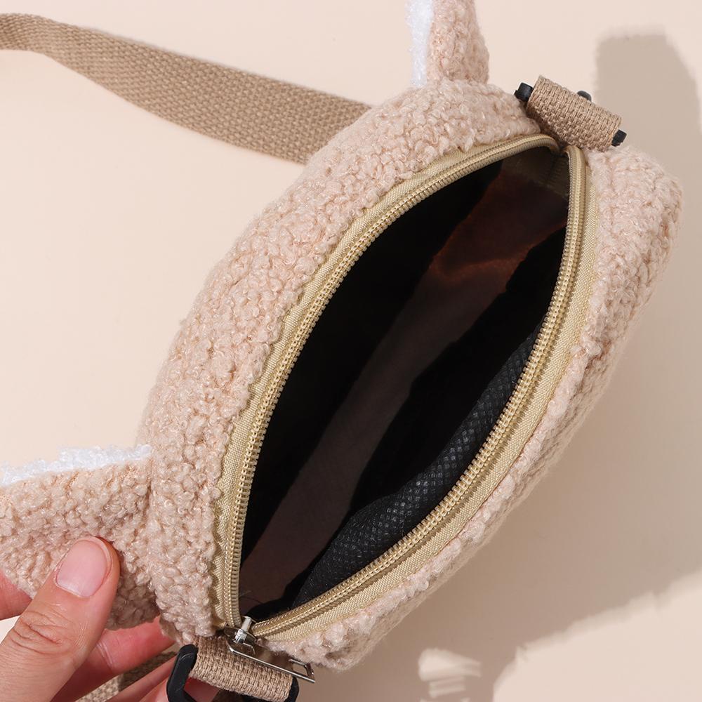 Túi Xách Lông Nhung Màu Cầu Vồng Phong Cách Thời Trang Nhật Bản