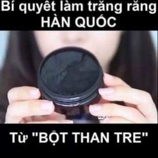 Bột than tre trắng răng