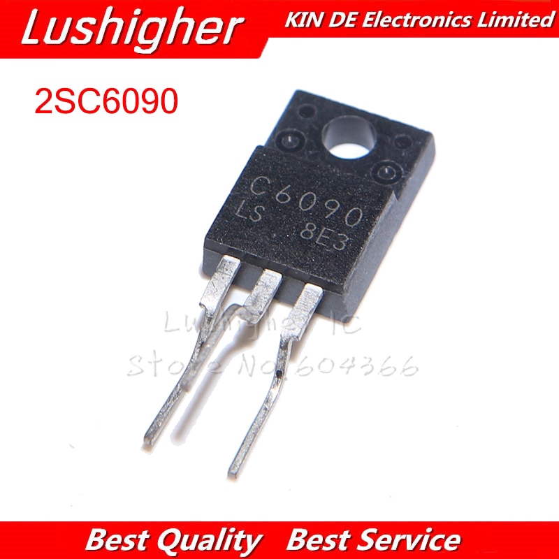 10 Chiếc C6090 TO-220 2SC6090LS TO-220F 2SC6090 TO220F 6090LS Đường Ống Ban Đầu Miễn Phí Vận Chuyển