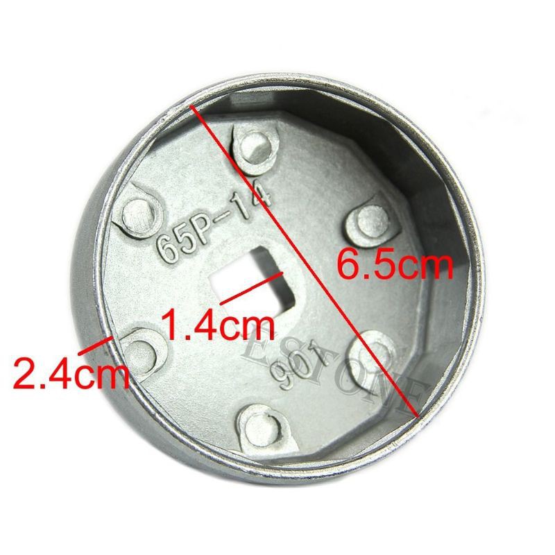 Cờ lê đầu lọc dầu vuông 14 rãnh chuyên dùng cho Toyota 65mm tỷ lệ 1/2