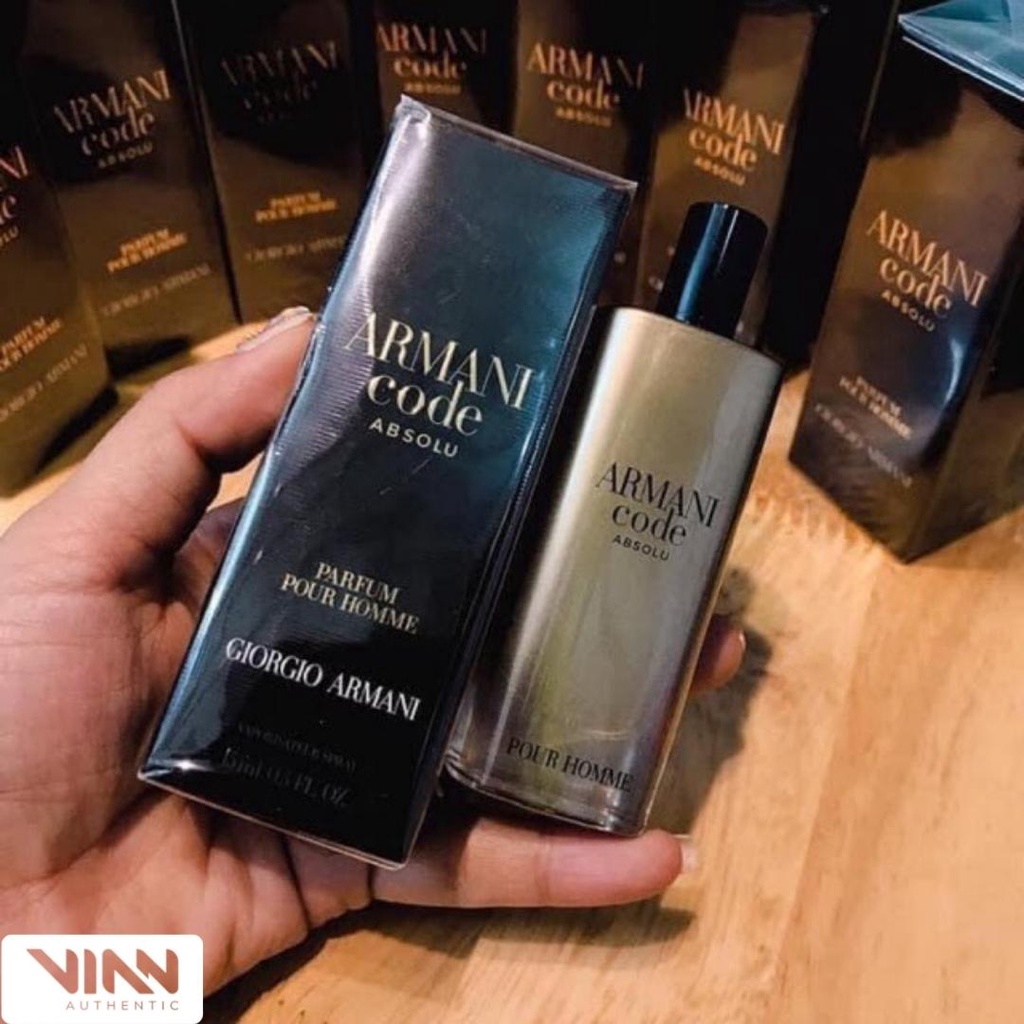 Nước hoa nam Armani Code Absolu Parfum Pour Homme 15ml