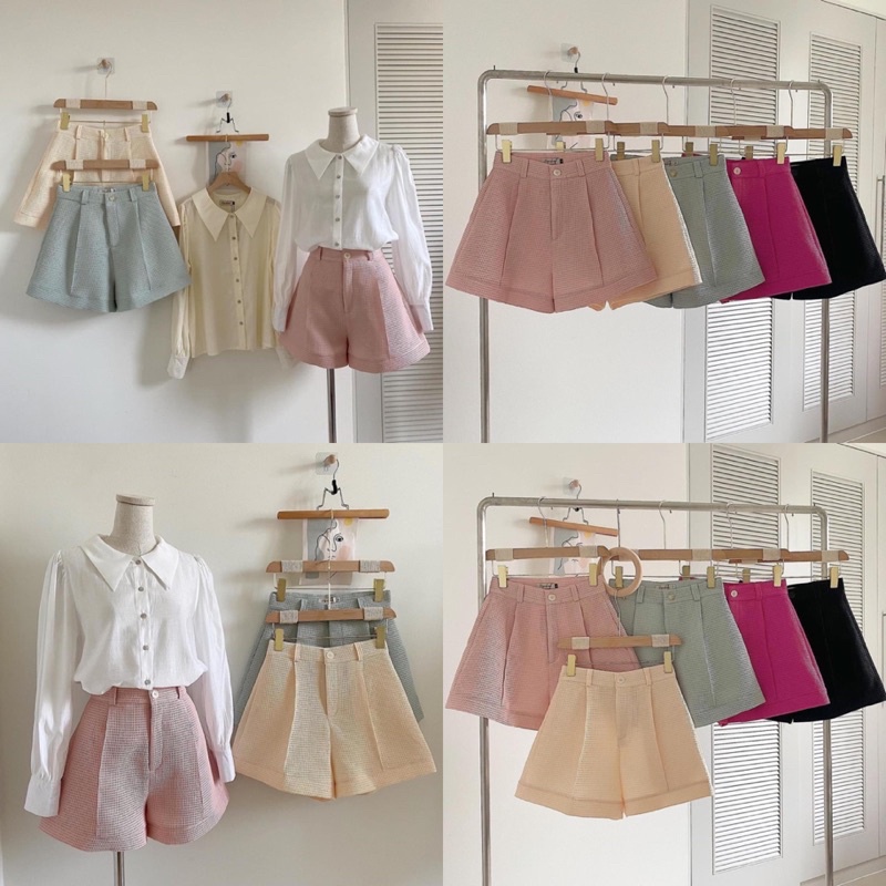 ☸QUẦN COLOR SHORT thiết kế độc lạ form chuẩn tone màu basic đủ sắc dễ mix và phối đồ style ullzang hàn