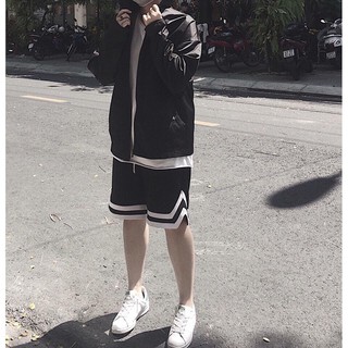 Quần Short V 2 line Unisex