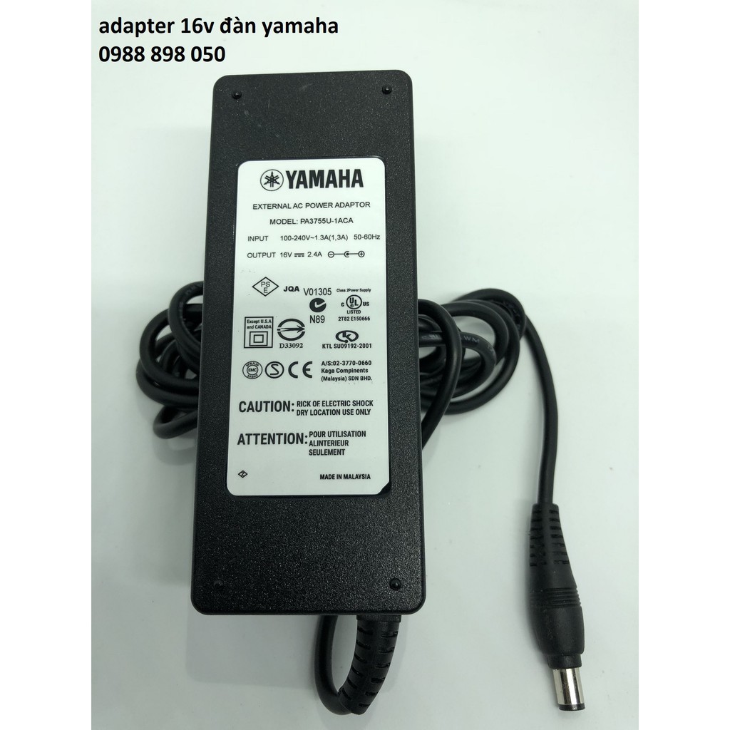 [FREESHIP 99K]_Bảo hành lỗi 1 đổi 1 Nguồn đàn Yamaha PSR-S770 16v chính hãng