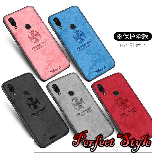 Ốp lưng Xiaomi redmi 7 vân vải jean cao cấp ( 6,26")