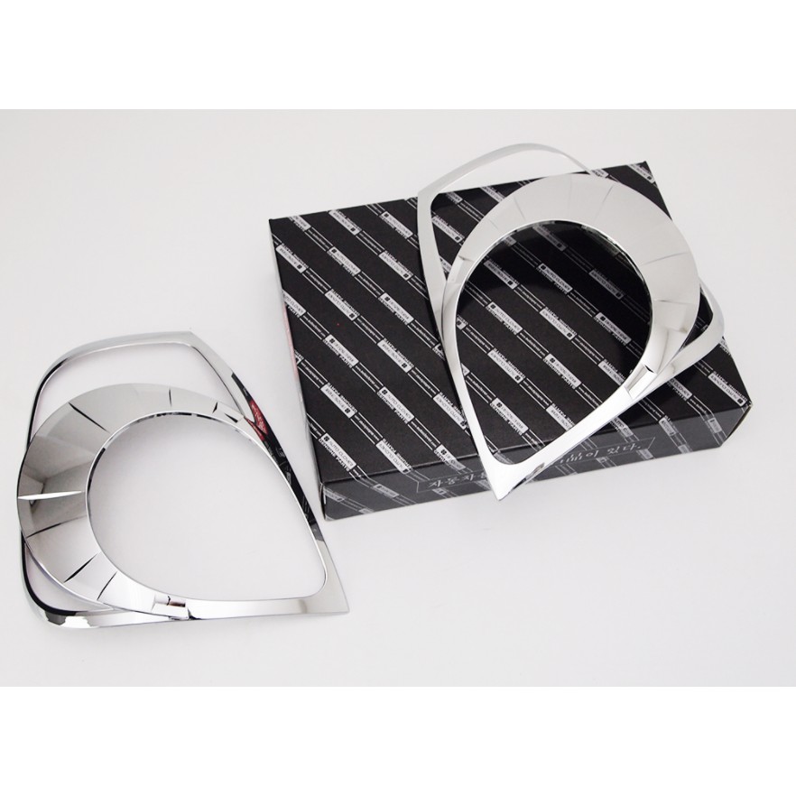 Ốp Trang Trí Viền Đèn Pha Mắt Mèo Chrome KIA BONGO III, K200, K250 (2PCS) _ Mã D852