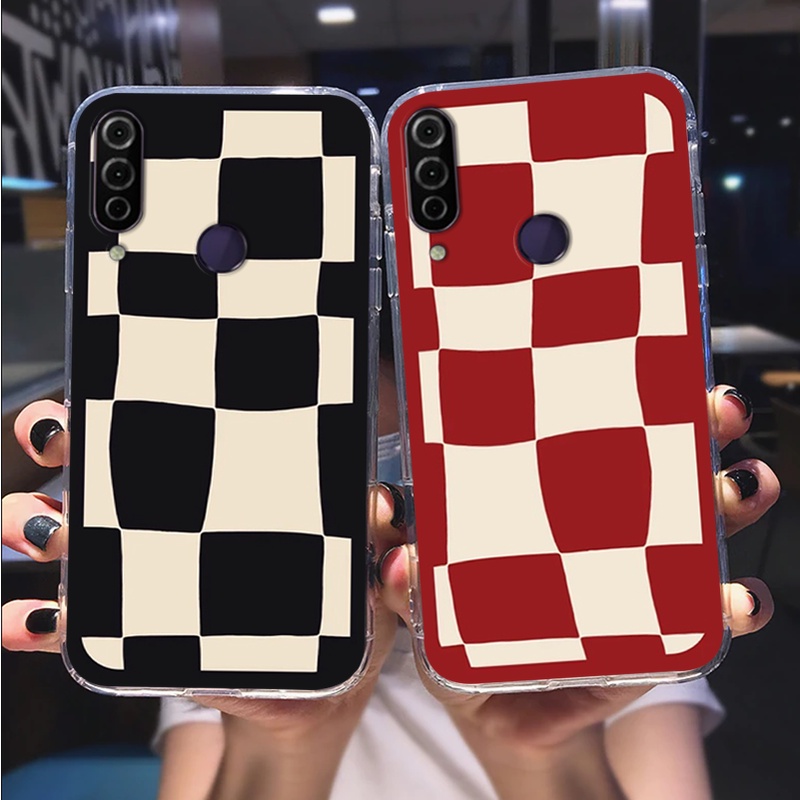 Ốp lưng Vsmart Joy 1 / Joy 1 Plus / Joy1+ / Joy 2 Plus / Joy2+ / Joy 3 mặt cười, họa tiết caro đơn giản đẹp cute