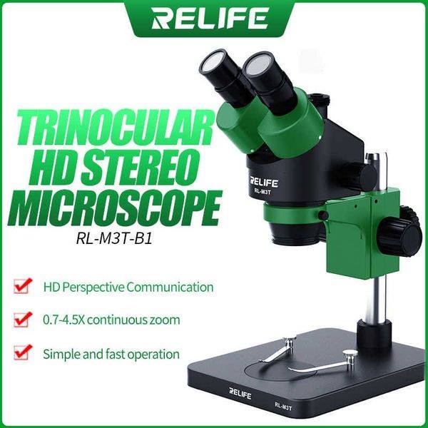 Kính hiển vi 3 mắt RELIFE RL-M3T-B1 (kèm đèn Led)