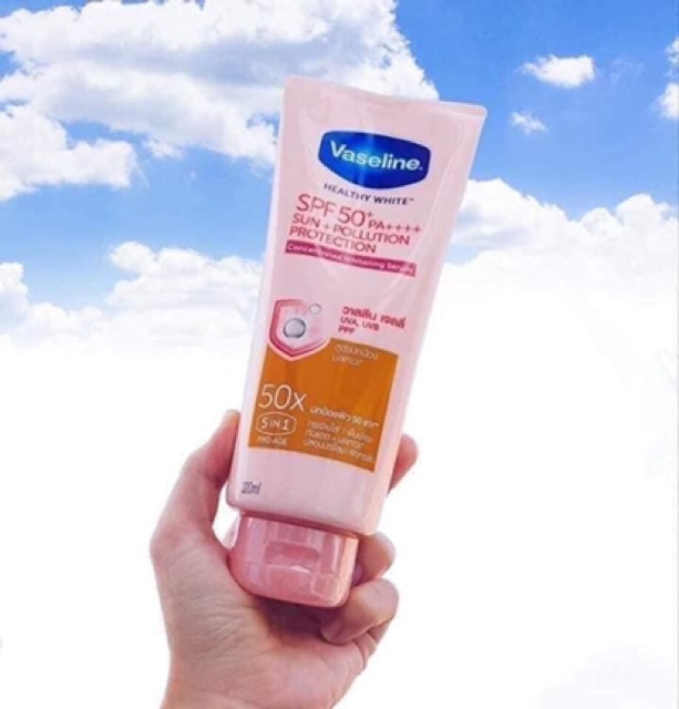 Combo sữa dưỡng thể Vaseline 50x và alpha abutin