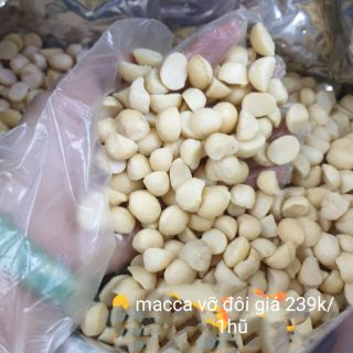 (TÚI 500GR )HẠT MACADAMIA VỠ ĐÔI