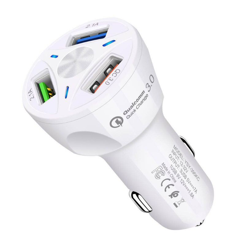 Bộ sạc nhanh QC3.0 3 cổng USB cho iPhone Xiaomi Samsung Galaxy