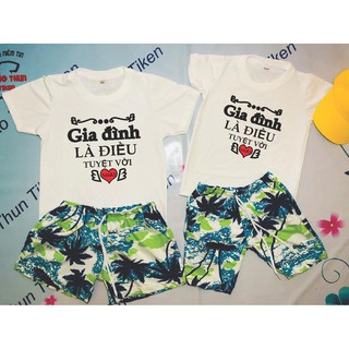 [ HOT ] [ MẪU MỚI] ÁO THUN GIA ĐÌNH SIÊU HOT  ĐỦ SIZE