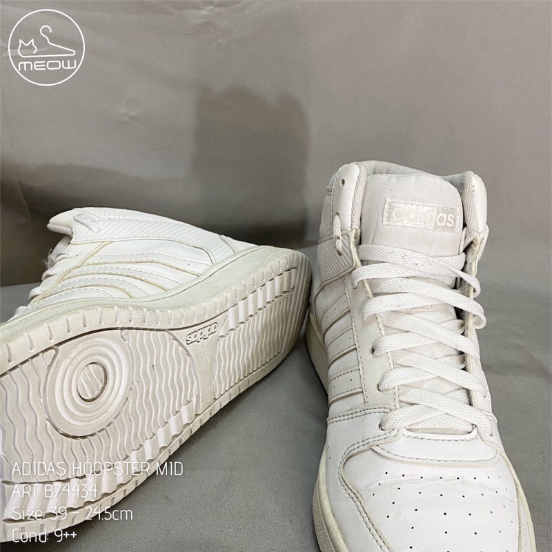 giày thể thao 2hand [ADIDAS HOOPSTER MID size 39]