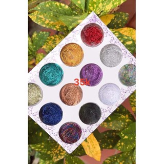 Sét chỉ kim tuyến 12 màu