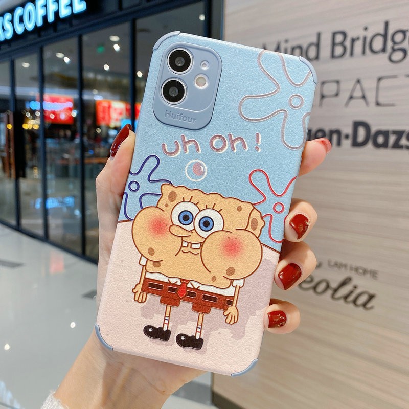 Ốp Lưng Họa Tiết Spongebob & Patrick Độc Đáo Cho Xiaomi 11 8 9 10 Lite Pro Redmi K30