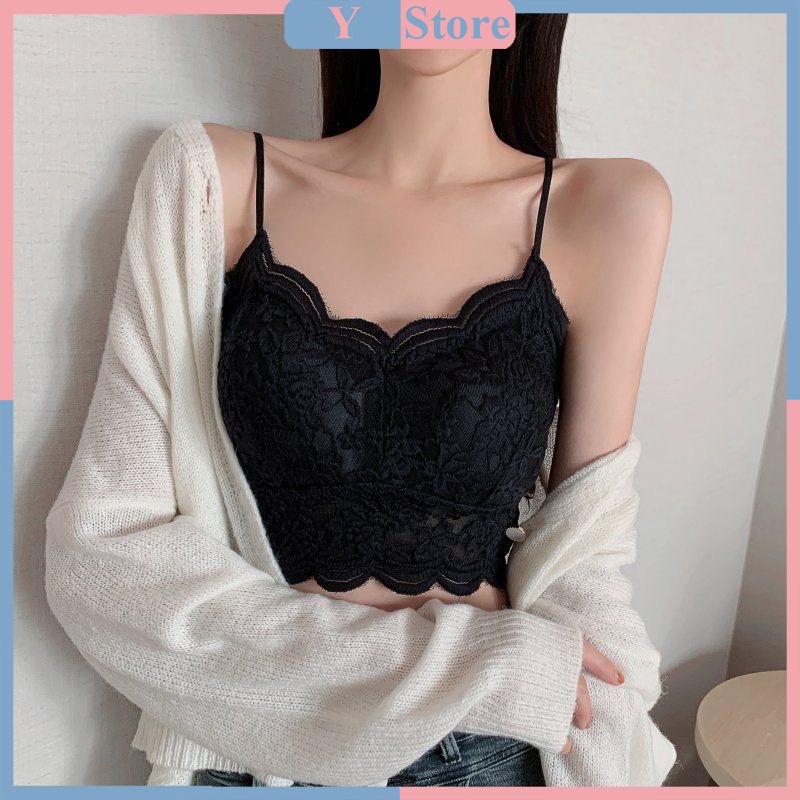 Áo bra ren hoa thiết kế croptop 1818