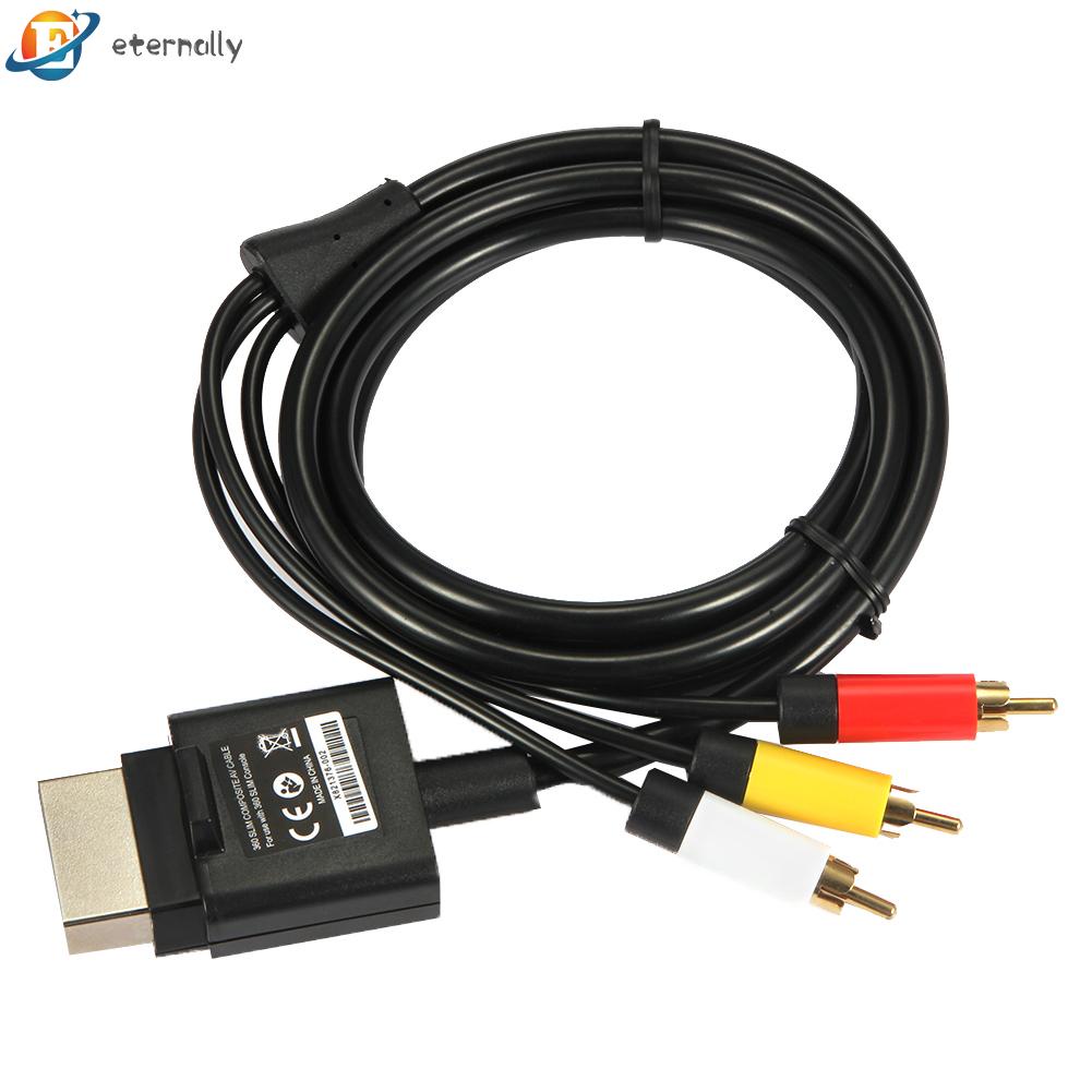 Dây cáp AV RCA Video cho Xbox 360 Slim 1.8m