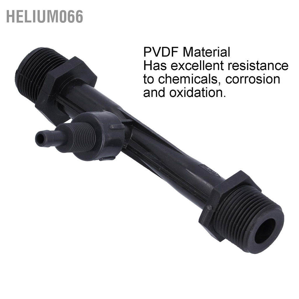 Ống Venturi Máy phun phân bón PVDF G3 / 4 Dụng cụ trộn tưới tiêu cho nông nghiệp Heli