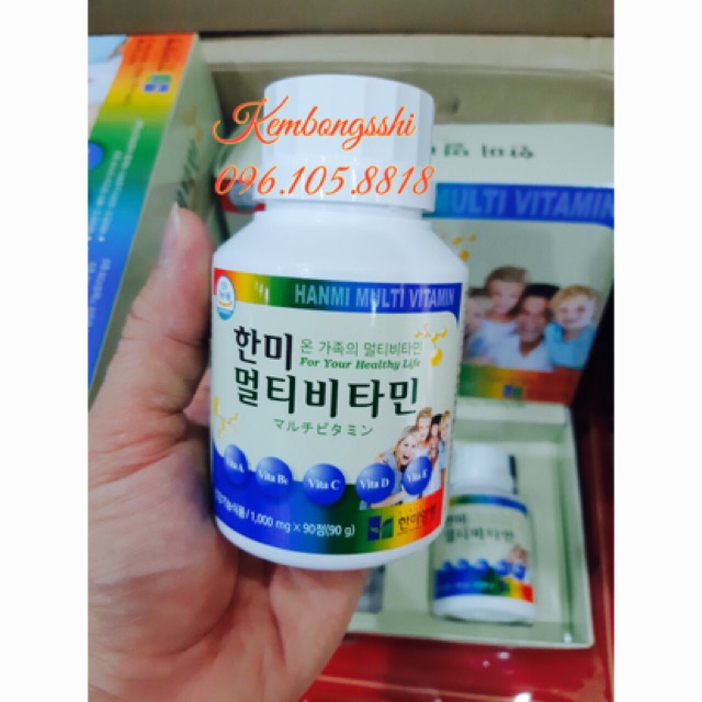 [HÀNG MỚI VỀ] VITAMIN Tổng hợp- HANMI MULTI VITAMIN Hàn Quốc