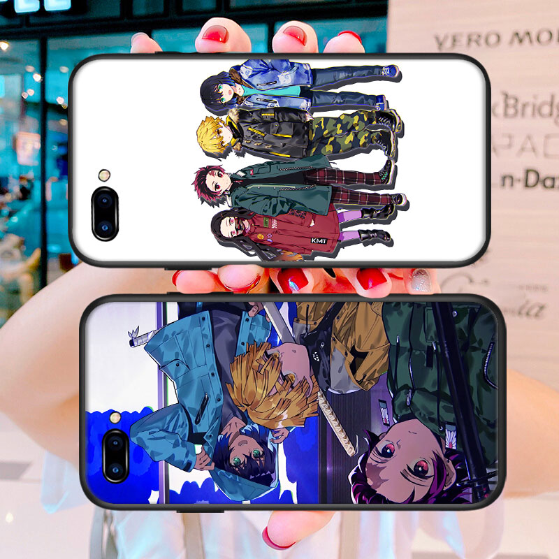 2021 Phone case OPPO A3s A5 A37 Neo 9 A39 A57 A5s A7 A59 F1s A77 F3 F5 A73 F9 F11 A9 Pro 2018 2019 Boutique Soft silicone Case Anime Demon Slayer