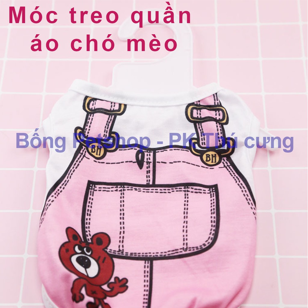 Móc treo quần áo chó mèo - Mắc áo thú cưng