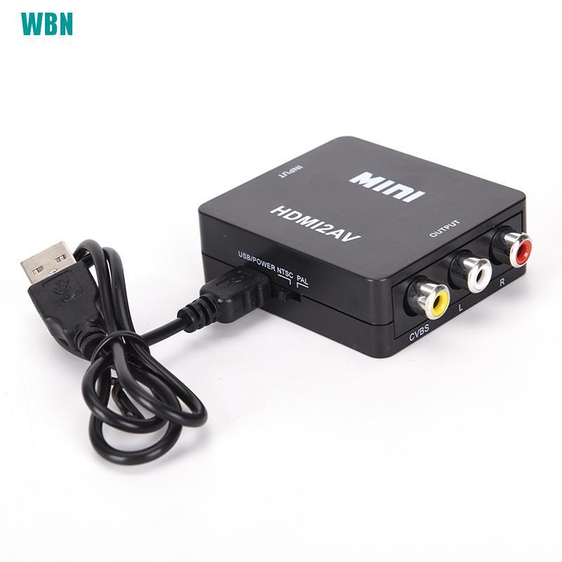 Bộ Chuyển Đổi Hdmi Sang Rca Av / Cvbs Hd 1080p Mini Hdmi2av | BigBuy360 - bigbuy360.vn