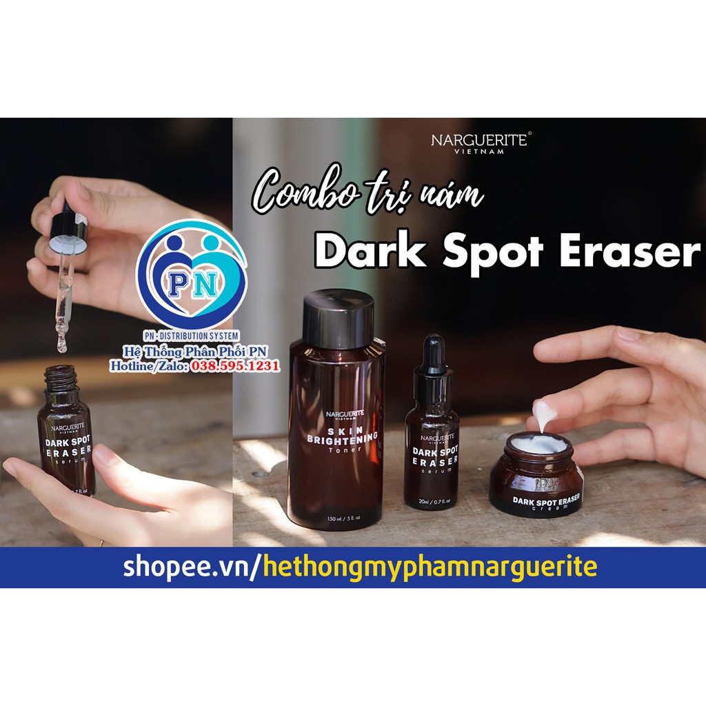 SERUM GIẢM NÁM, TÀN NHANG, DƯỠNG TRẮNG DA DARK SPOT ERASER NARGUERITE ( 20ml ) | BigBuy360 - bigbuy360.vn