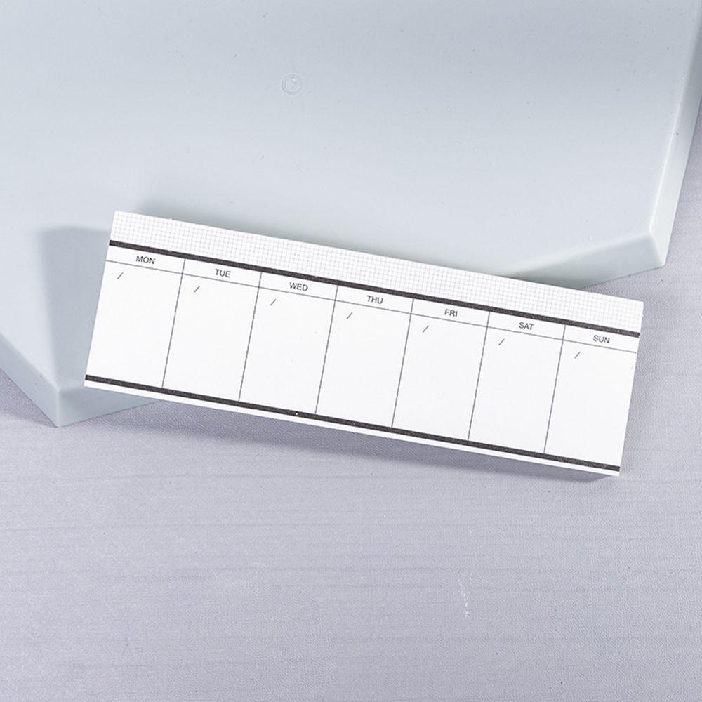 UUMIR 50 Tờ Giấy Ghi Chú Lên Kế Hoạch Hàng Tuần