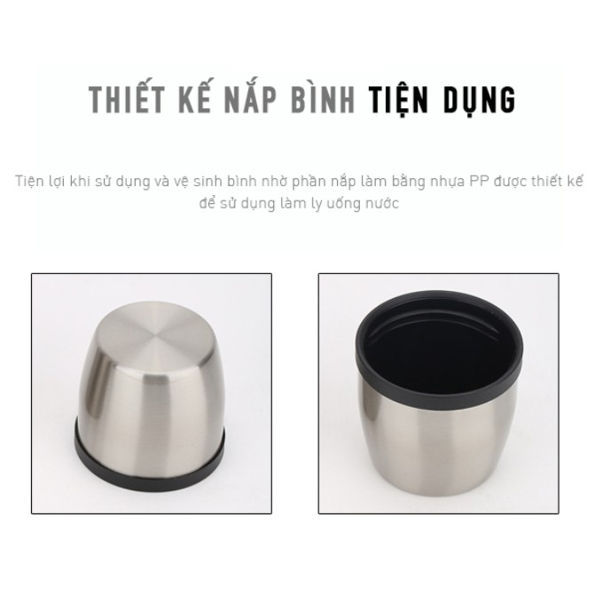 Bình Giữ Nhiệt Lock&Lock Vienna LHC1430 500ml - Hàng Chính Hãng, Chất Liệu Thép Không Gỉ Inox304 - JoyMall | BigBuy360 - bigbuy360.vn