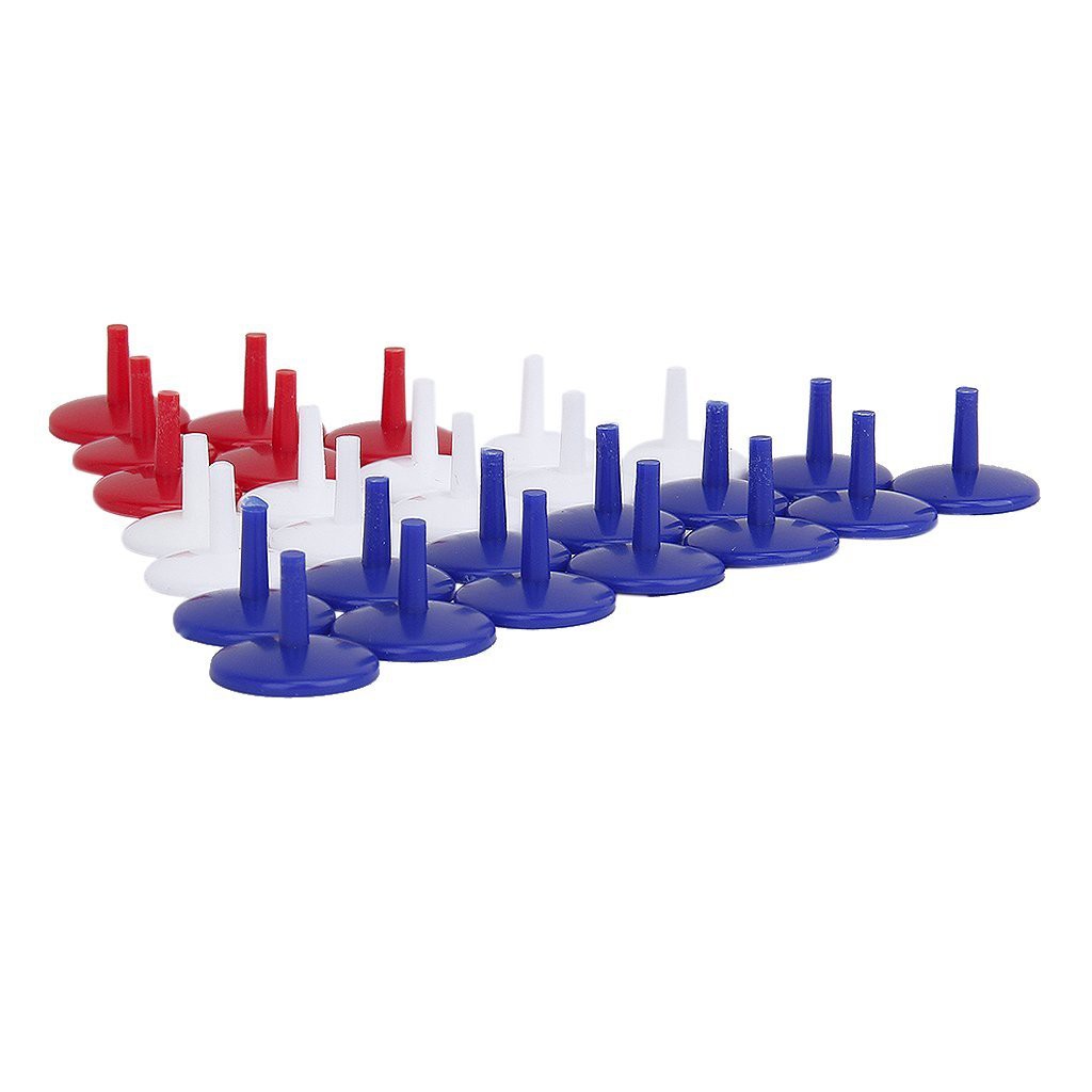 Bộ 50 cây đánh dấu bóng golf màu sắc ngẫu nhiên 18mm