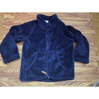 Áo khoác lông HM màu xanh than cho bé size 12-18m