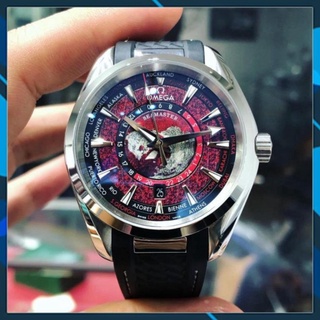 Đồng Hồ Nam Seamaster Aqua Terra Worldtime 43mm Automatic + Thẻ Bảo Hành , Đồng hồ thật giá trị thật