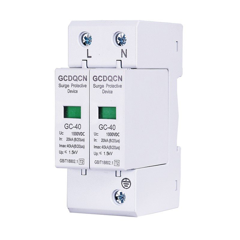 Chống sét điện năng lượng mặt trời DC 1000V 40KA 2P - thiết bị chống sét QCDQCN - chống sét DC