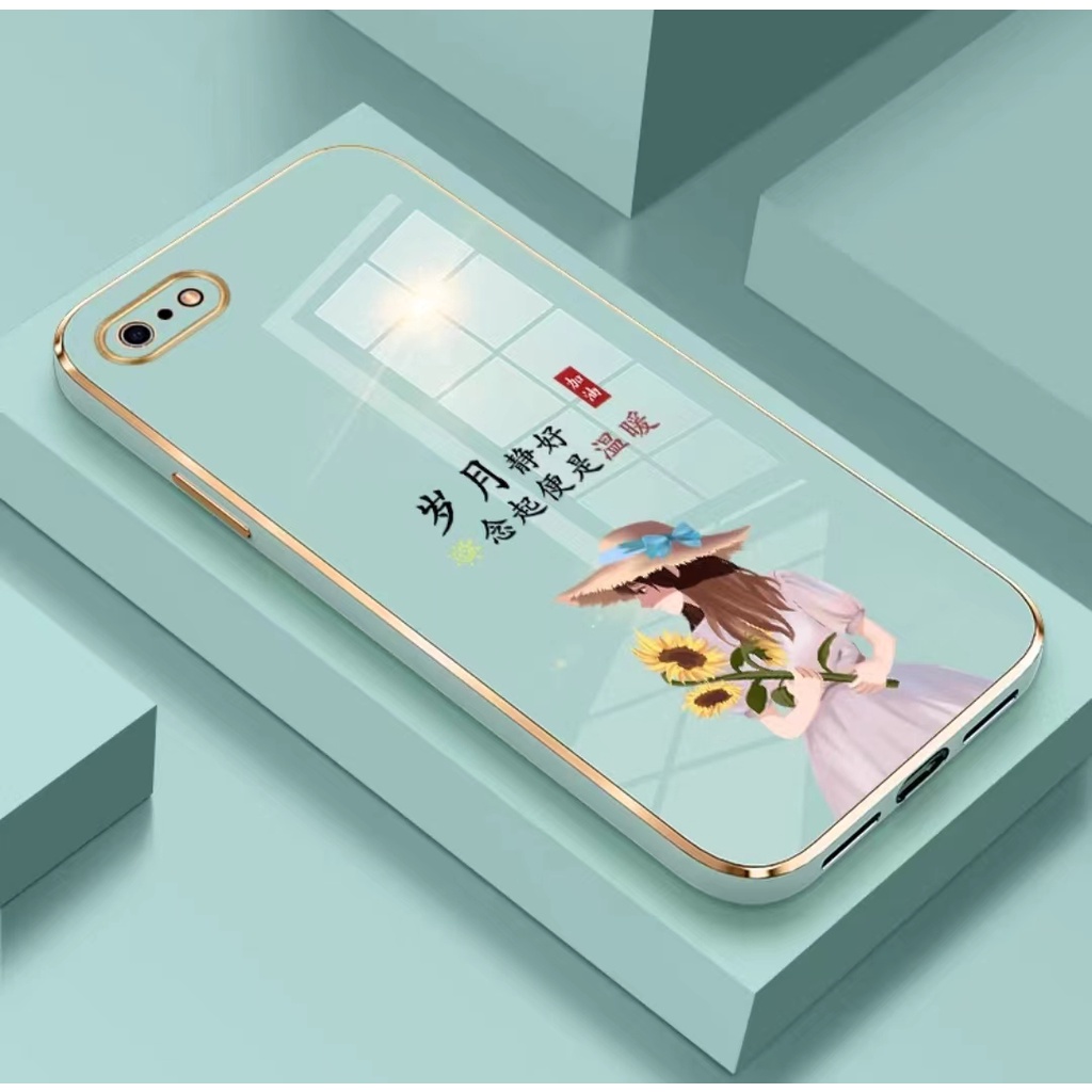 Ốp Điện Thoại Họa Tiết Năm Mới Mạ Điện Cho Oppo A53 2020 A3S A12E A15 Oppo A15S Oppo RENO 4F Oppo RENO 5F