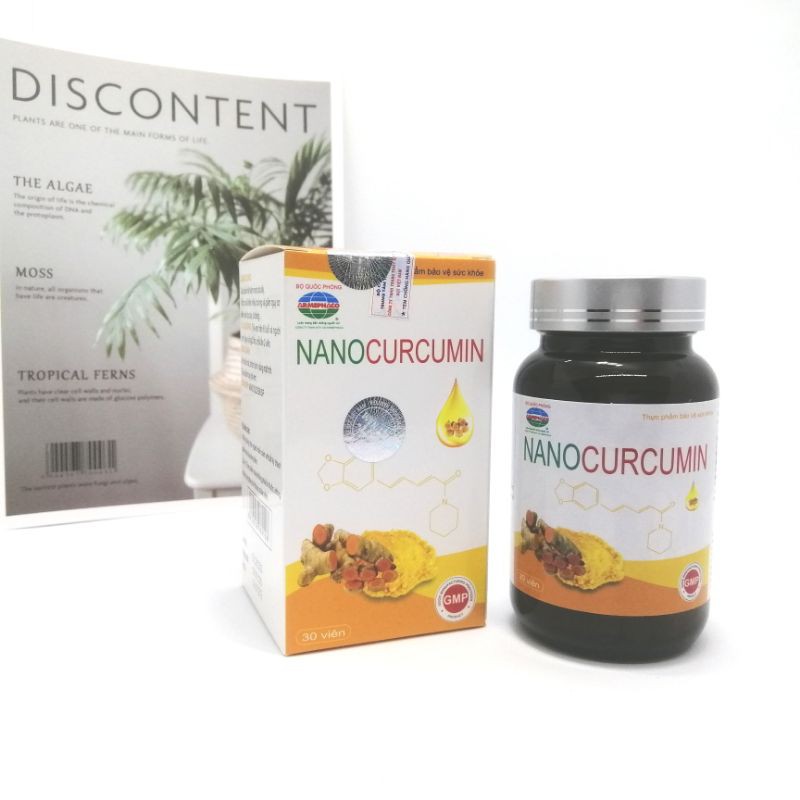 Nano Curcumin Armephaco Bộ quốc phòng giảm viêm loét dạ dày tá tràng