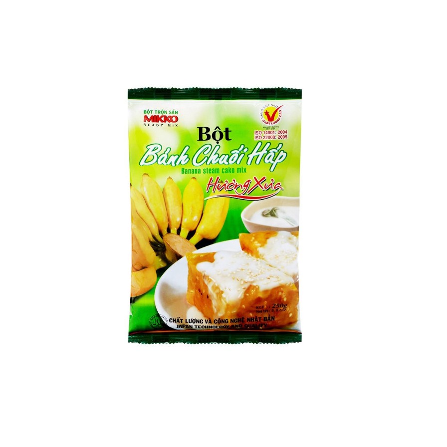 Bột bánh chuối hấp Mikko Hương Xưa gói 250g