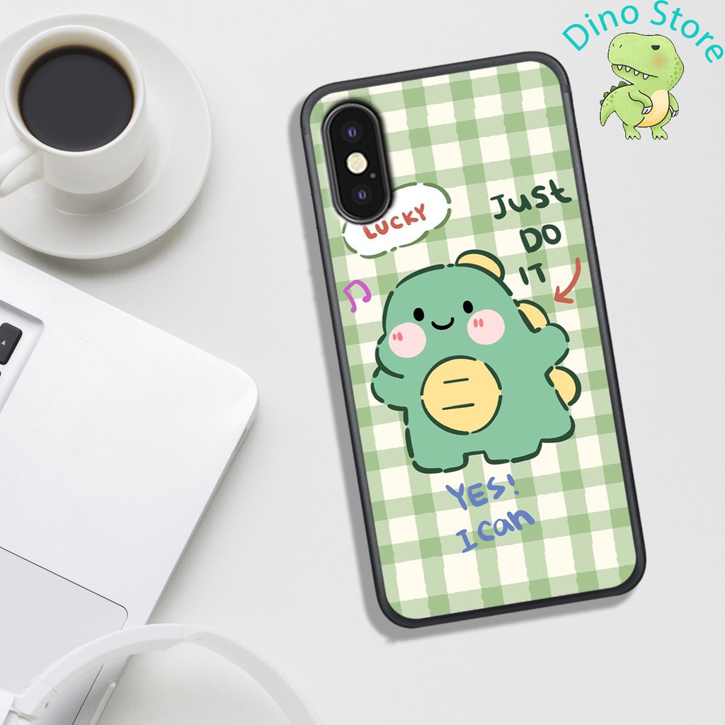 ỐP LƯNG IP X/XSMAX/XR ,  IN HÌNH KHỦNG LONG NGỘ NGHĨNH VÀ CUTE