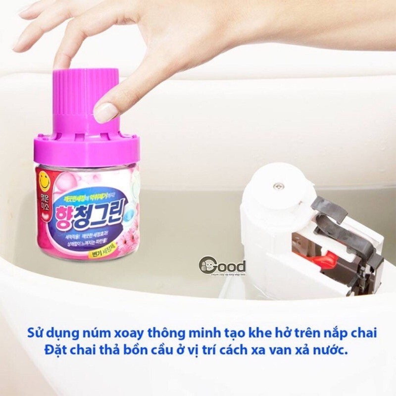 Lọ thả bồn cầu thuỷ tinh