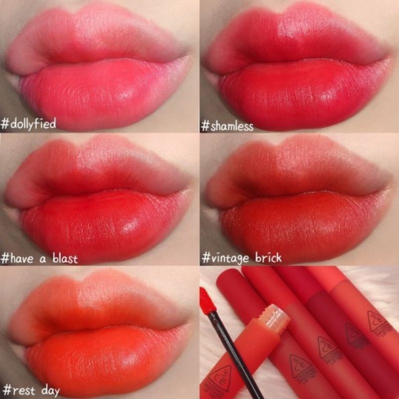 (CÓ BILL)Son kem lì mịn 3Ce Smoothing Lip Tint | BigBuy360 - bigbuy360.vn