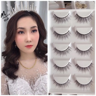 Lông Mi Giả 5D55 Makeup Cô Dâu Xinh