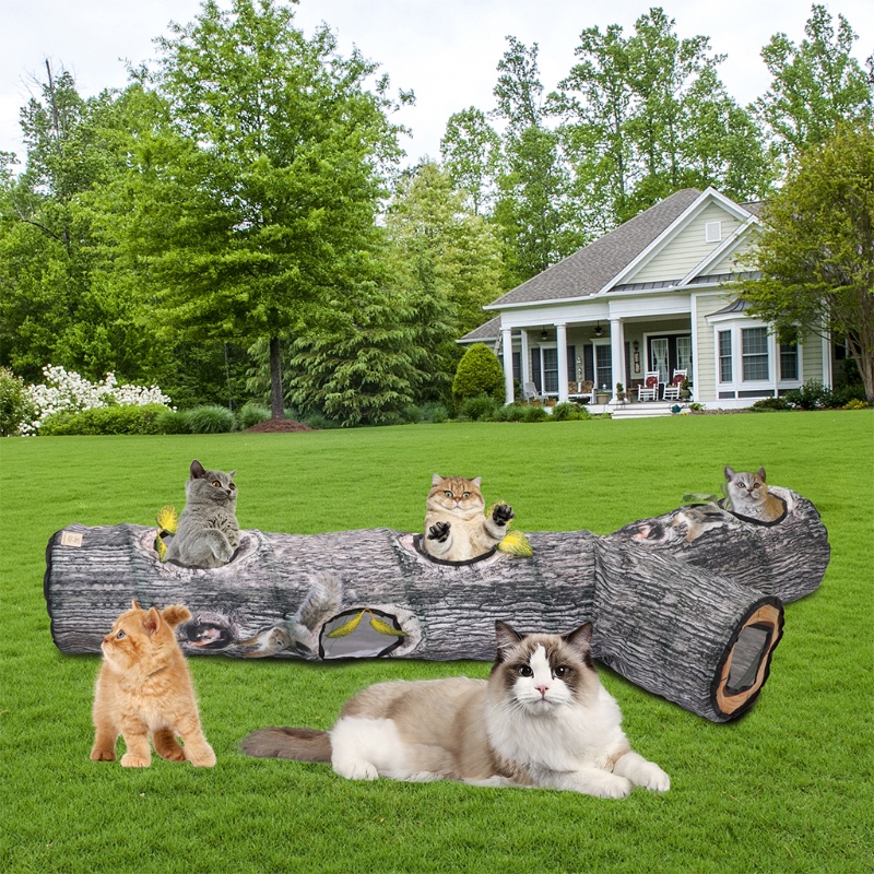 Đồ Chơi Đường Hầm Chui 3 Chiều Vui Nhộn Cho Mèo Cưng
