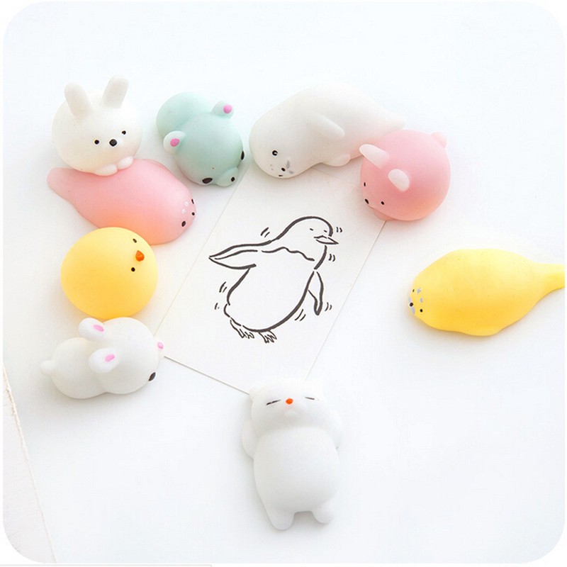 zĐồ chơi Squishy hình mèo Mochi giúp giảm căng thẳngt